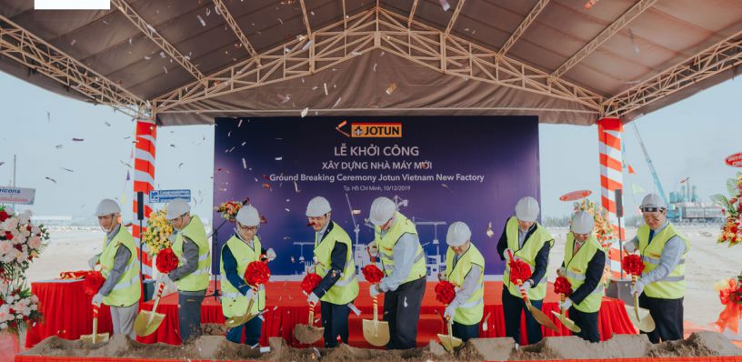 LỄ KHỞI CÔNG XÂY DỰNG NHÀ MÁY MỚI JOTUN VIET NAM