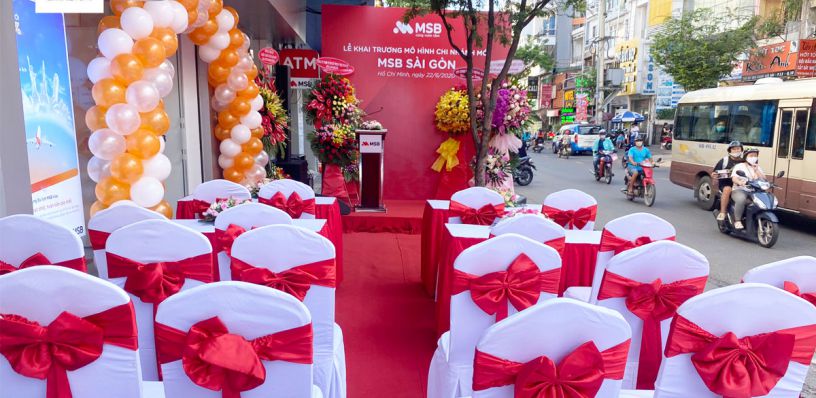 KHAI TRƯƠNG NGÂN HÀNG MSB CHI NHÁNH SÀI GÒN